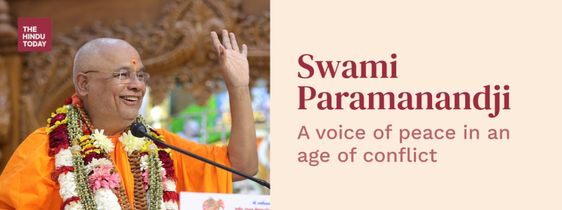 Swamiparamatmananda:A voice of peace in an age of conflict