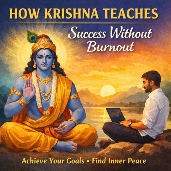 How Krishna Teaches Success Without Burnout